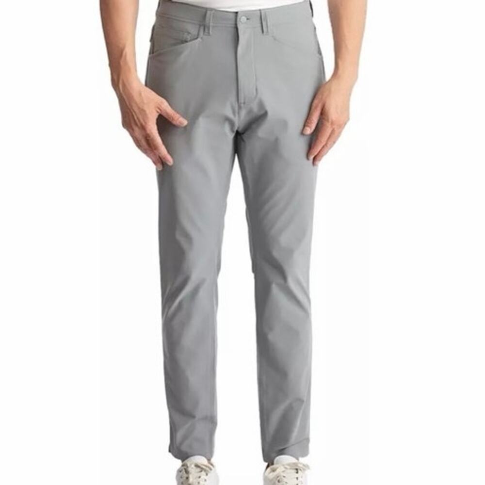 Birddogs Men's Slim Fit 5 Pocket Pants Monument Gray